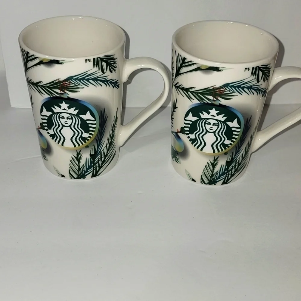 𝅺pair of brand new Starbucks 2020 Christmas mugs, 11 oz, no box